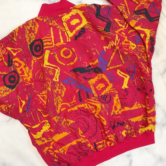 Vintage Nike Y2K Bomber/Varsity Nylon Jacket (M) - Picture 9 of 10